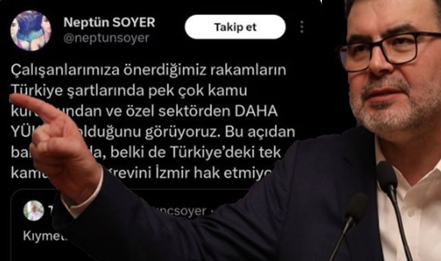 AK Partili Saygılı’dan Başkan Soyer’in eşinin paylaşımına yanıt!