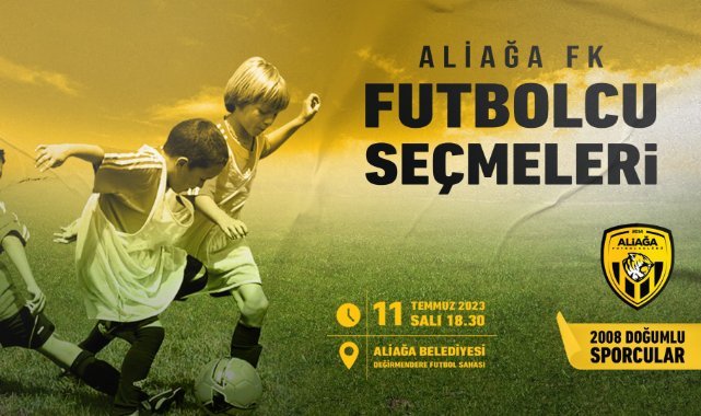 Aliağaspor FK Altyapı Seçmeleri Başlıyor