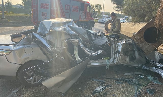 Ataşehir'de feci kaza