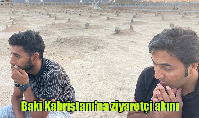 Baki Kabristanı'na ziyaretçi akını