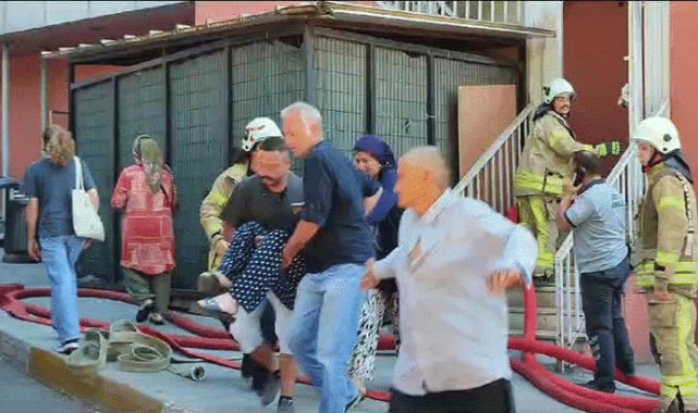 Bakırköy Sadi Konuk Eğitim Araştırma Hastanesi'nde yangın
