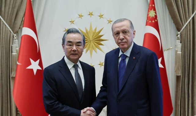 Cumhurbaşkanı Erdoğan, Çin Dışişleri Bakanı Wang Yi’yi kabul etti