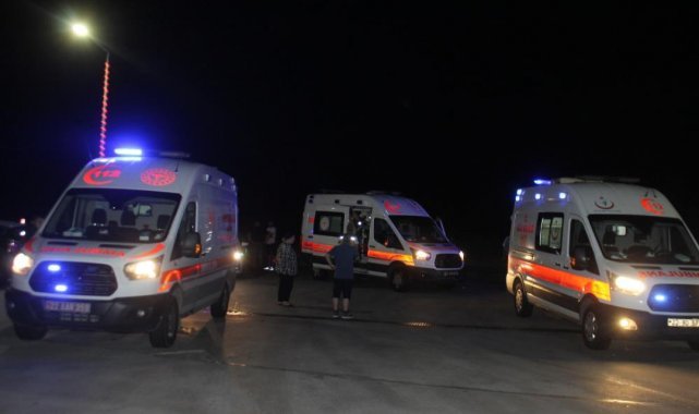 Edirne'de içinde Bulgar ve Türk ailenin olduğu otomobiller çarpıştı