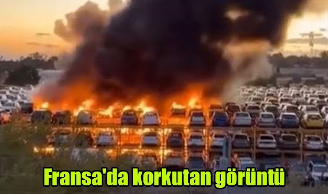 Fransa'da korkutan görüntü