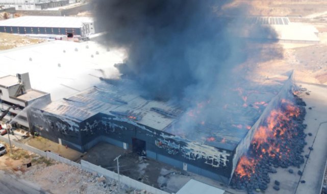 Gaziantep'te fabrika yangını: 10 kişi hastaneye kaldırıldı