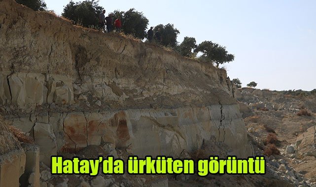 Hatay'da ürküten görüntü