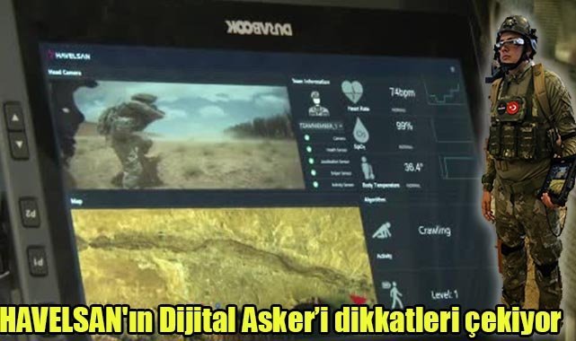 HAVELSAN'ın "Dijital Asker"i dikkatleri çekiyor