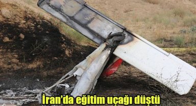 İran’da eğitim uçağı düştü