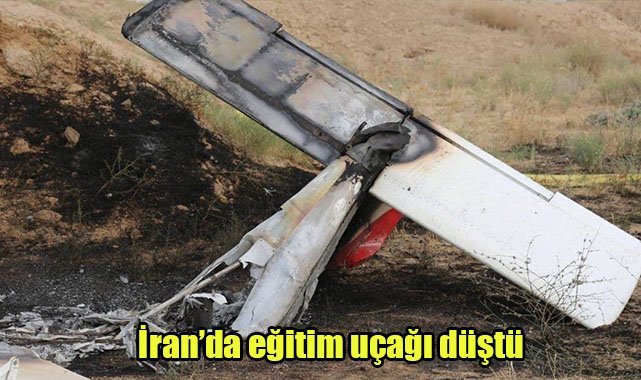 İran’da eğitim uçağı düştü