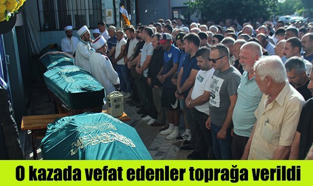 İzmir'deki feci kazada hayatını kaybedenler toprağa verildi