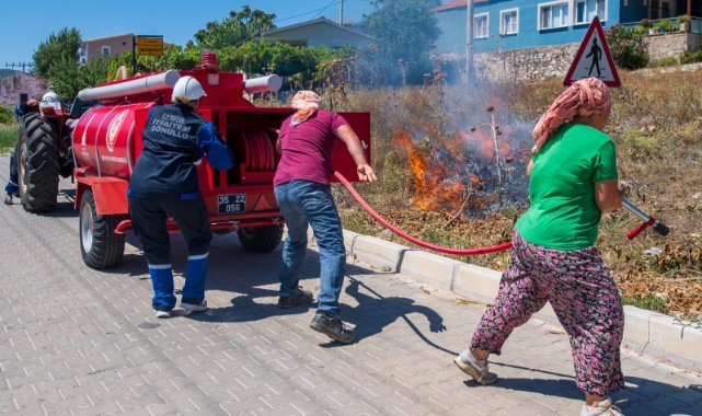İzmir'in sıradışı çifti: Yangınlara birlikte müdahale ediyor
