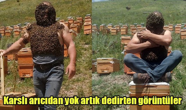 Karslı arıcıdan ‘yok artık’ dedirten görüntüler