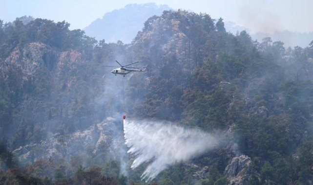 Kemer’deki orman yangını 4. gününde devam ediyor