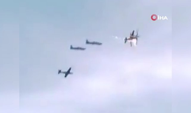 Kolombiya'da eğitim uçuşunda iki askeri uçak çarpıştı