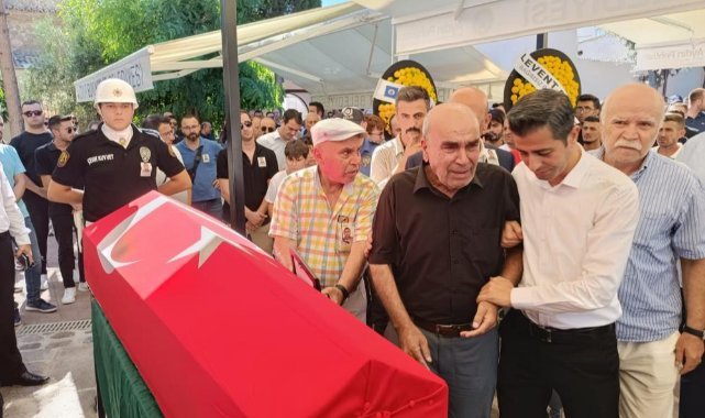 Komşusu tarafından öldürülen emniyet bekçisi defnedildi