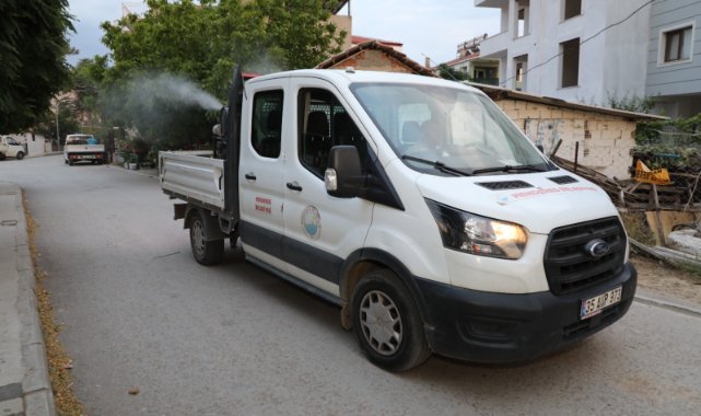 Menderes’te haşere ile mücadele tüm hızıyla sürüyor