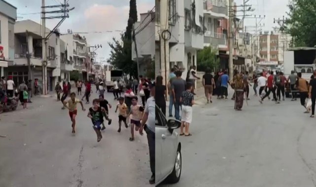 Mersin'de taşlı sopalı kavga