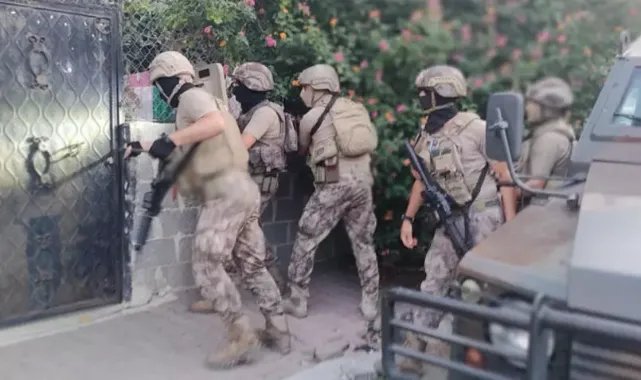 Mersin'de torbacılara şafak operasyonu