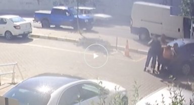 Otopark kavgasında komşular birbirlerine silah ve bıçak çekti