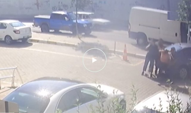 Otopark kavgasında komşular birbirlerine silah ve bıçak çekti