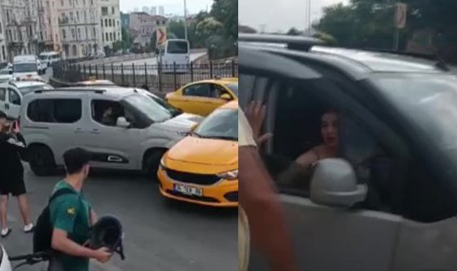 Sarhoş kadın sürücü ortalığı birbirine kattı, vatandaşlar çareyi aracın anahtarını almakta buldu