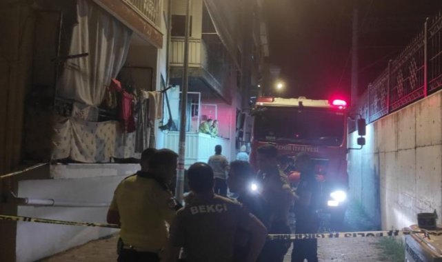 Selçuk'ta bir evde patlama: Panikleyen adam balkondan atladı