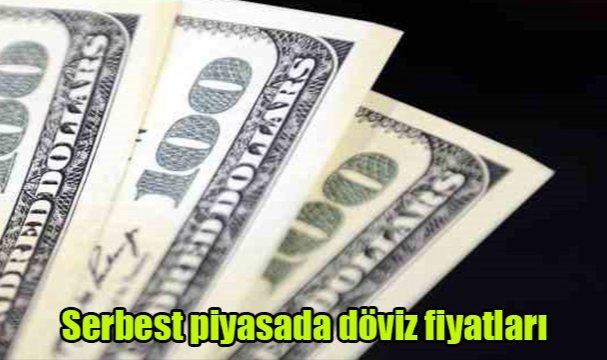 Serbest piyasada döviz fiyatları