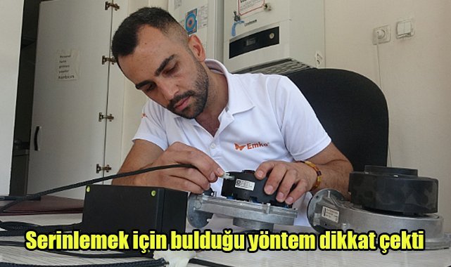 Serinlemek için bulduğu yöntem dikkat çekti