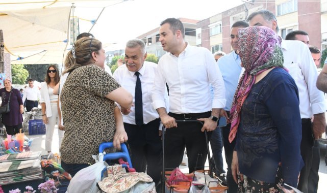 Ahmet Akın’dan Torbalı’ya çıkarma: Pazaryeri ve meydan proje alanını gezdi