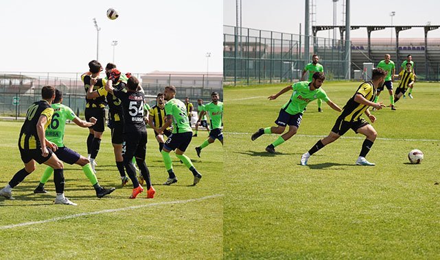 Aliağa FK, hazırlık maçında güldü
