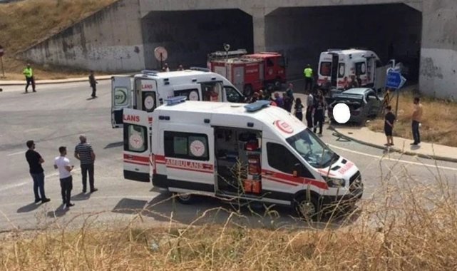 Amasya’da zincirleme kaza