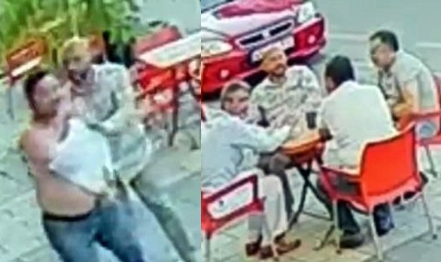 Arkadaşları ile çay içerken dehşeti yaşadı