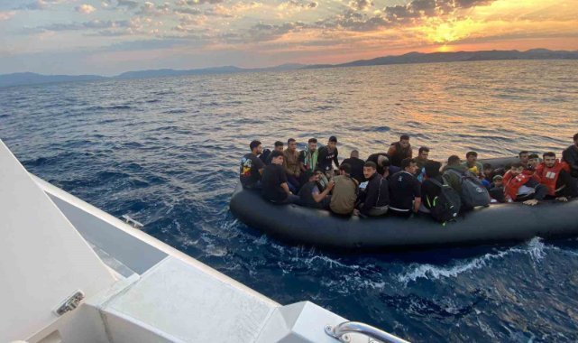 Aydın’da 39 düzensiz göçmen kurtarıldı