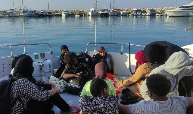 Ayvacık açıklarında 16 kaçak göçmen yakalandı