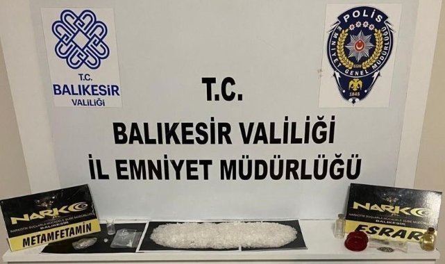 Balıkesir’de uyuşturucu operasyonu