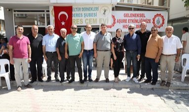 Başkan Özkan aşure etkinliğine katıldı: "Her zaman vatandaşlarımızın yanındayız"