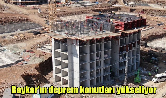 Baykar’ın deprem konutları yükseliyor