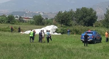 Eğitim uçağı düştü