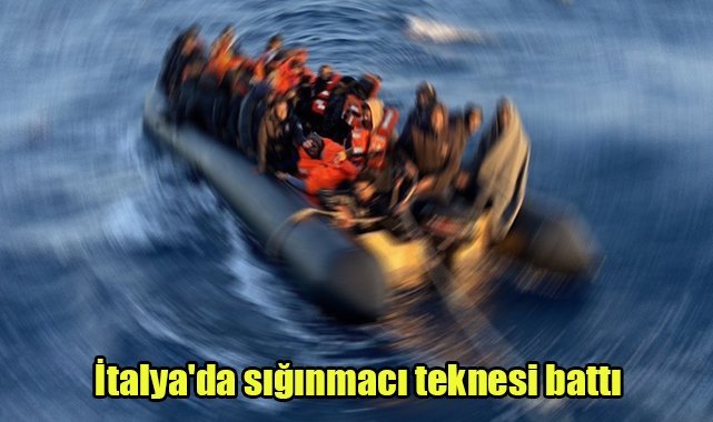 İtalya'da sığınmacı teknesi battı