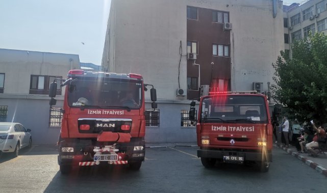 İzmir’de hastanede korkutan yangın