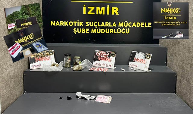 İzmir'de uyuşturucuya geçit yok: 50 operasyonda 25 tutuklama