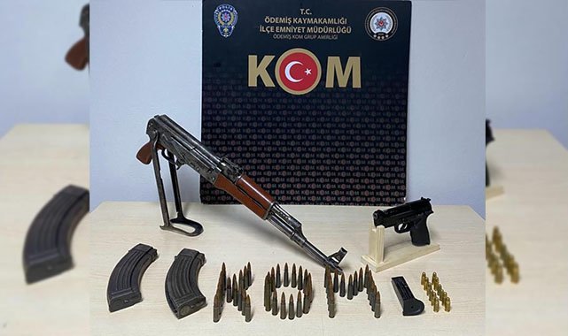 İzmir’de yasa dışı silah ticareti operasyonu