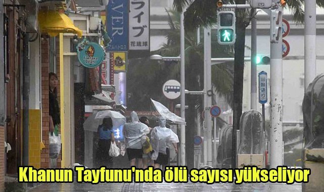 Japonya’da Khanun Tayfunu'nda ölü sayısı yükseliyor