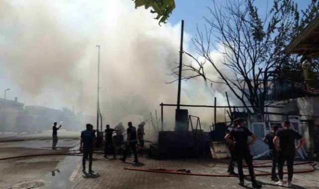 Malatya’da korkutan yangın