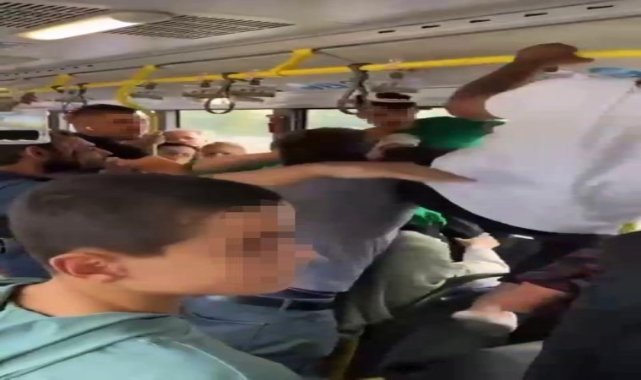 Metrobüste yer verme tartışması ‘uçan tekmeli’ kavgaya dönüştü