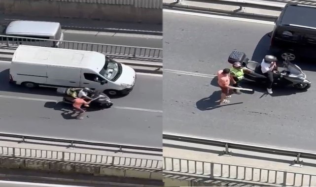 Öfkeli sürücü trafikte dehşet saçtı