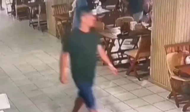 Önce yemek yedi, sonra paraları çaldı