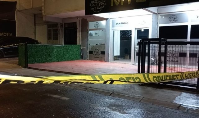 Oto galeriye silahlı saldırı: Kurşunlayıp otomobille kaçtılar