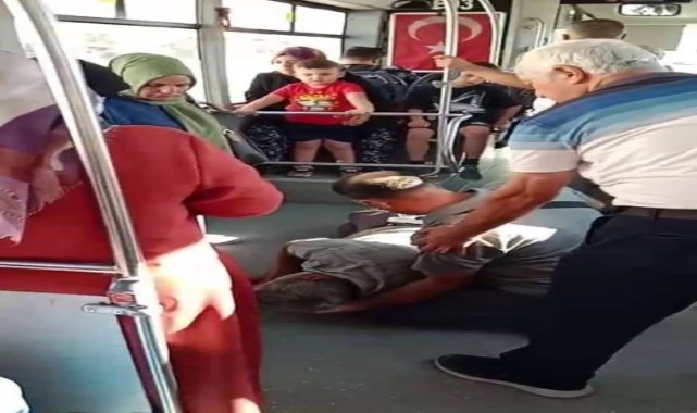 Otobüs şoförü saniyelerle yarıştı: Fenalaşan yolcuyu hastaneye yetiştirdi