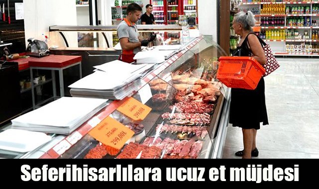 Seferihisarlılara ucuz et müjdesi